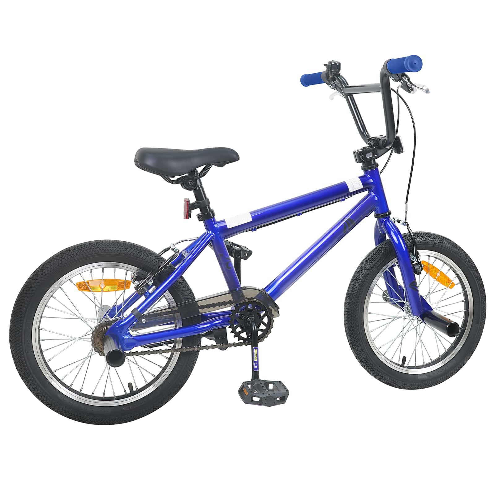 vidaXL BMX Rad 20 Zoll für über 9 Jahre alt Dunkelblau