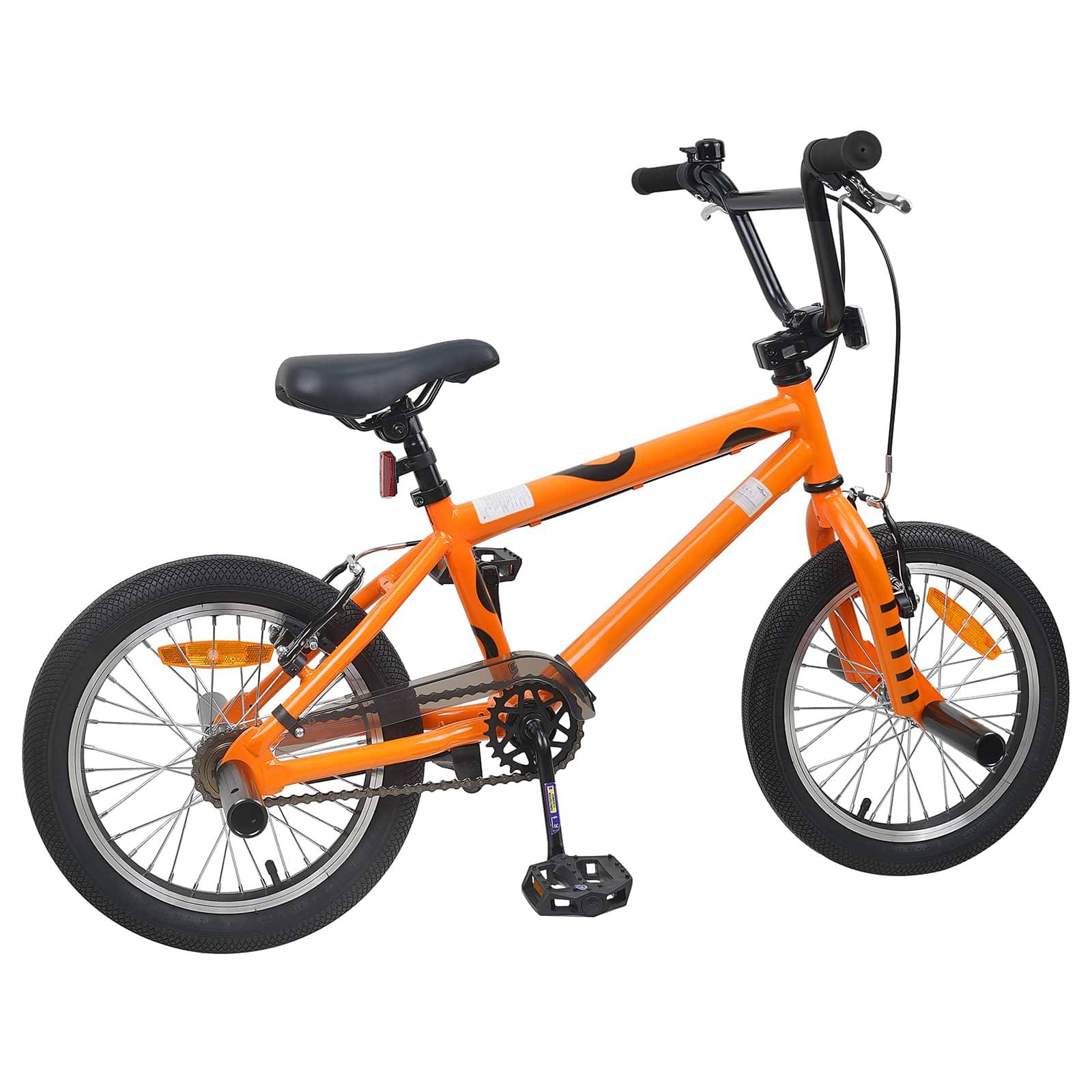 vidaXL BMX Rad 16 Zoll für 5-8 Jahre alt Orange
