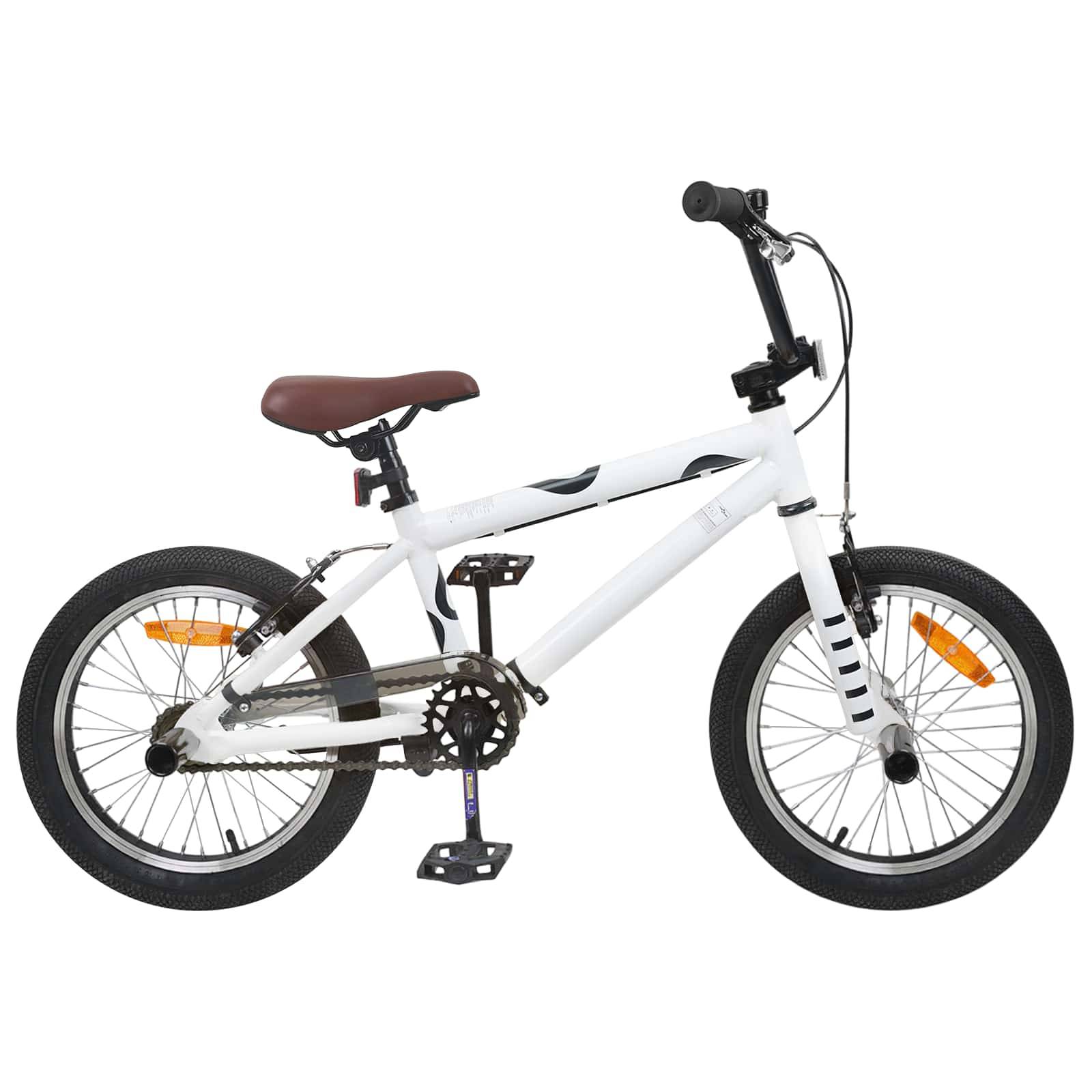 vidaXL BMX Rad 16 Zoll für 5-8 Jahre alt Weiß