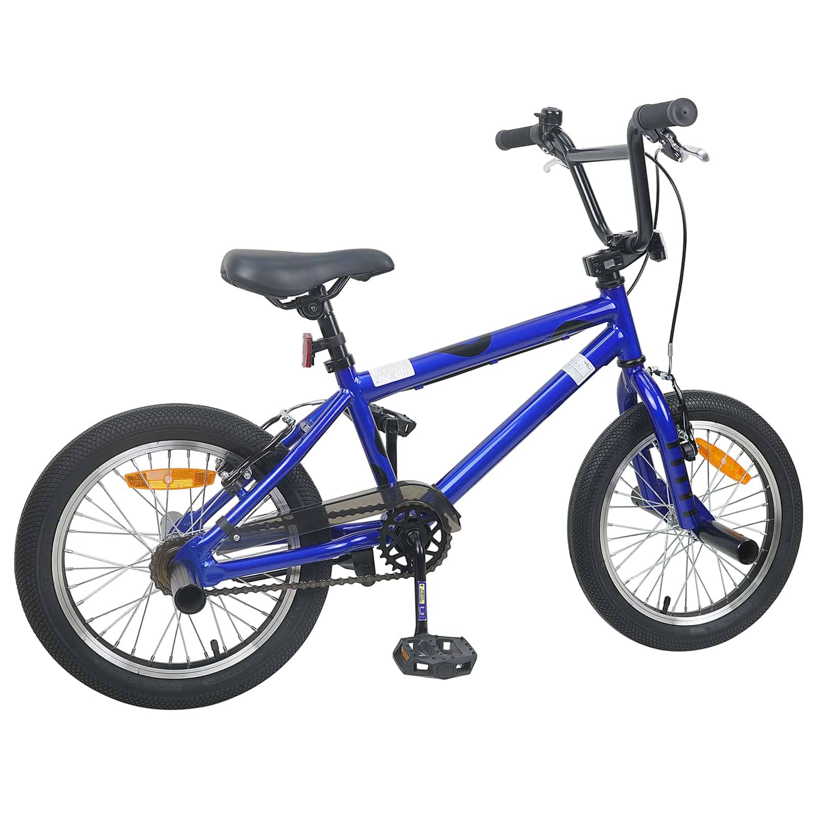 vidaXL BMX Rad 16 Zoll für 5-8 Jahre alt Dunkelblau