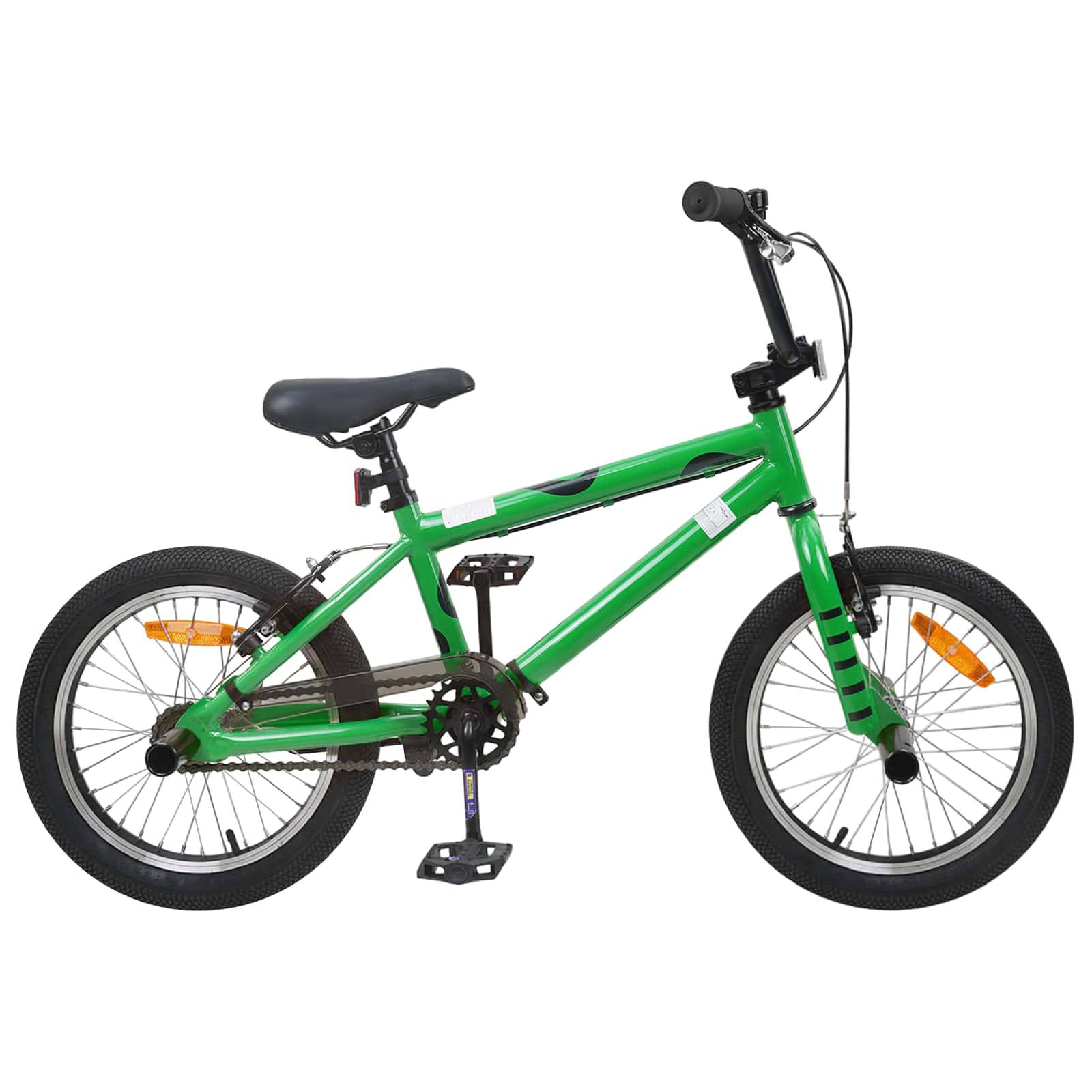 vidaXL BMX Rad 16 Zoll für 5-8 Jahre alt Grün