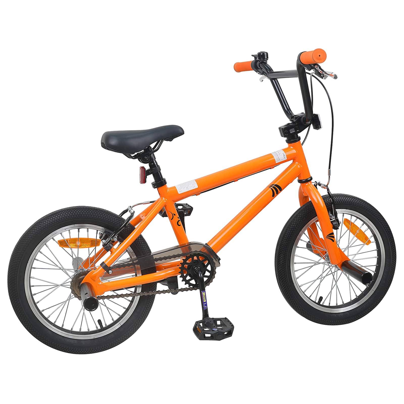 vidaXL BMX Rad 16 Zoll für 5-8 Jahre alt Orange