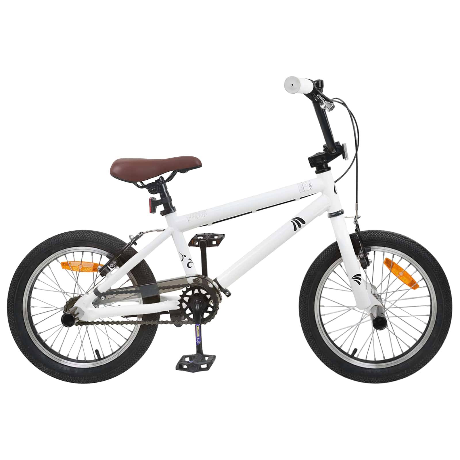 vidaXL BMX Rad 16 Zoll für 5-8 Jahre alt Weiß