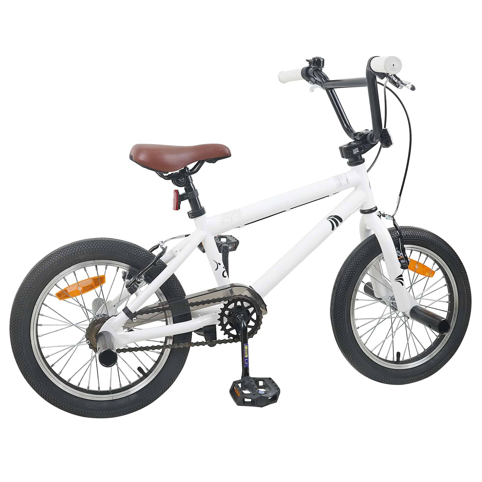 vidaXL BMX Rad 16 Zoll für 5-8 Jahre alt Weiß