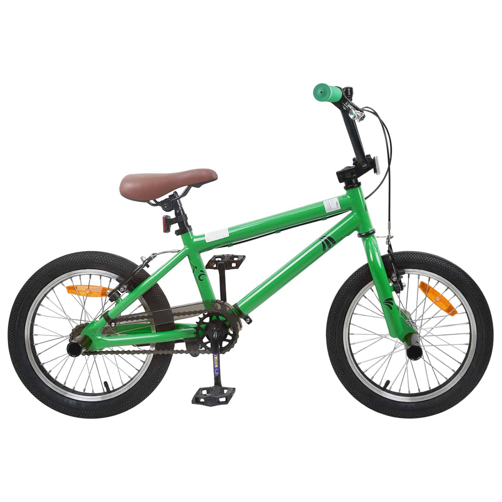 vidaXL BMX Rad 16 Zoll für 5-8 Jahre alt Grün