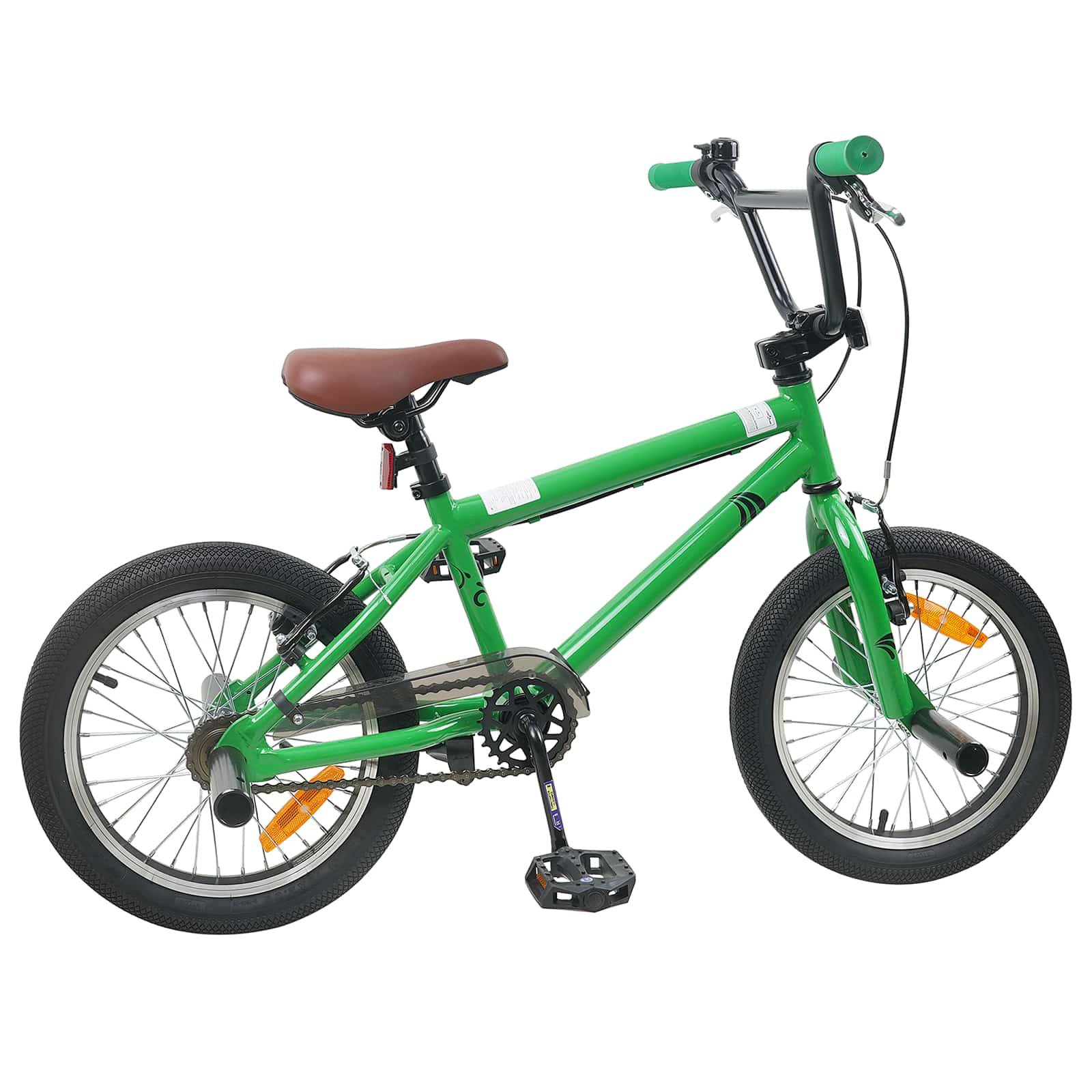 vidaXL BMX Rad 16 Zoll für 5-8 Jahre alt Grün