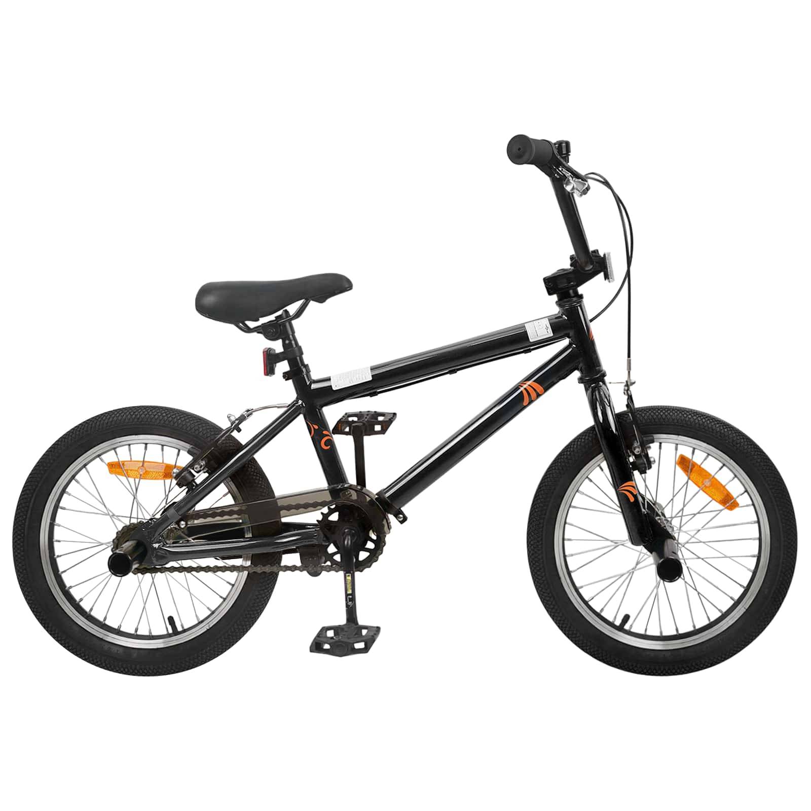 vidaXL BMX Rad 20 Zoll für 9 Jahre alt Schwarz