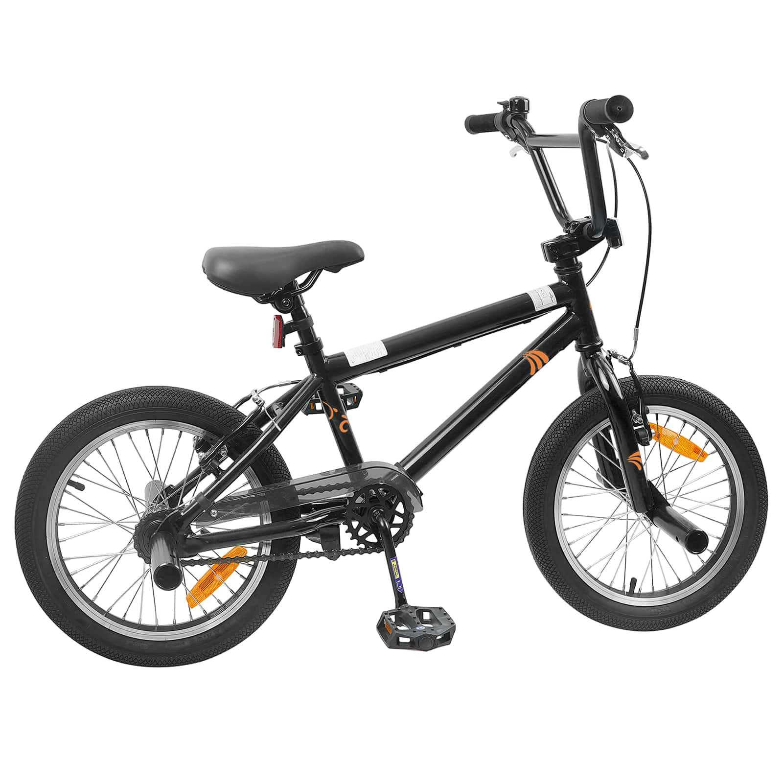 vidaXL BMX Rad 20 Zoll für 9 Jahre alt Schwarz