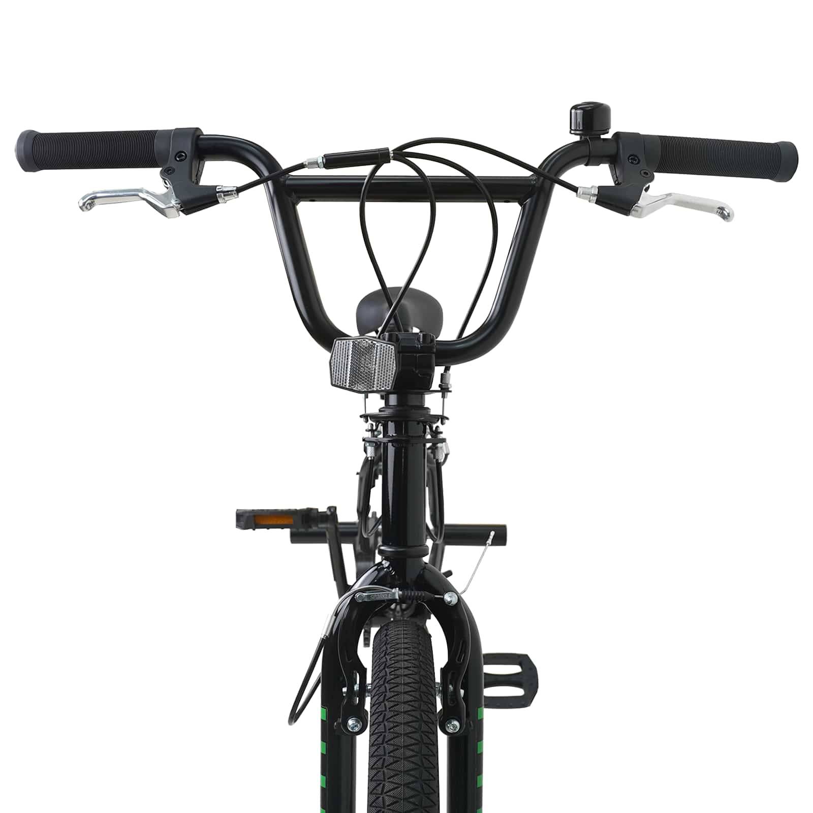 vidaXL BMX Rad 20 Zoll für über 9 Jahre alt Schwarz