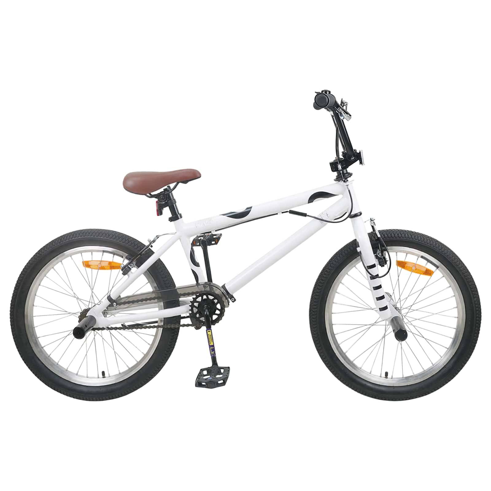 vidaXL BMX Rad 20 Zoll für über 9 Jahre alt Weiß