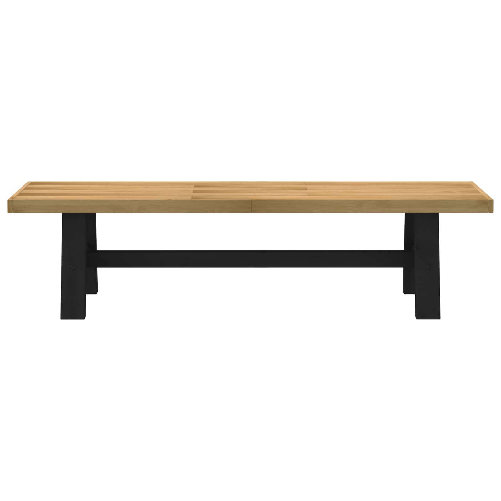 vidaXL Esstischbank NOAIN 160 x 41 x 45 cm Massives Kiefernholz Natur