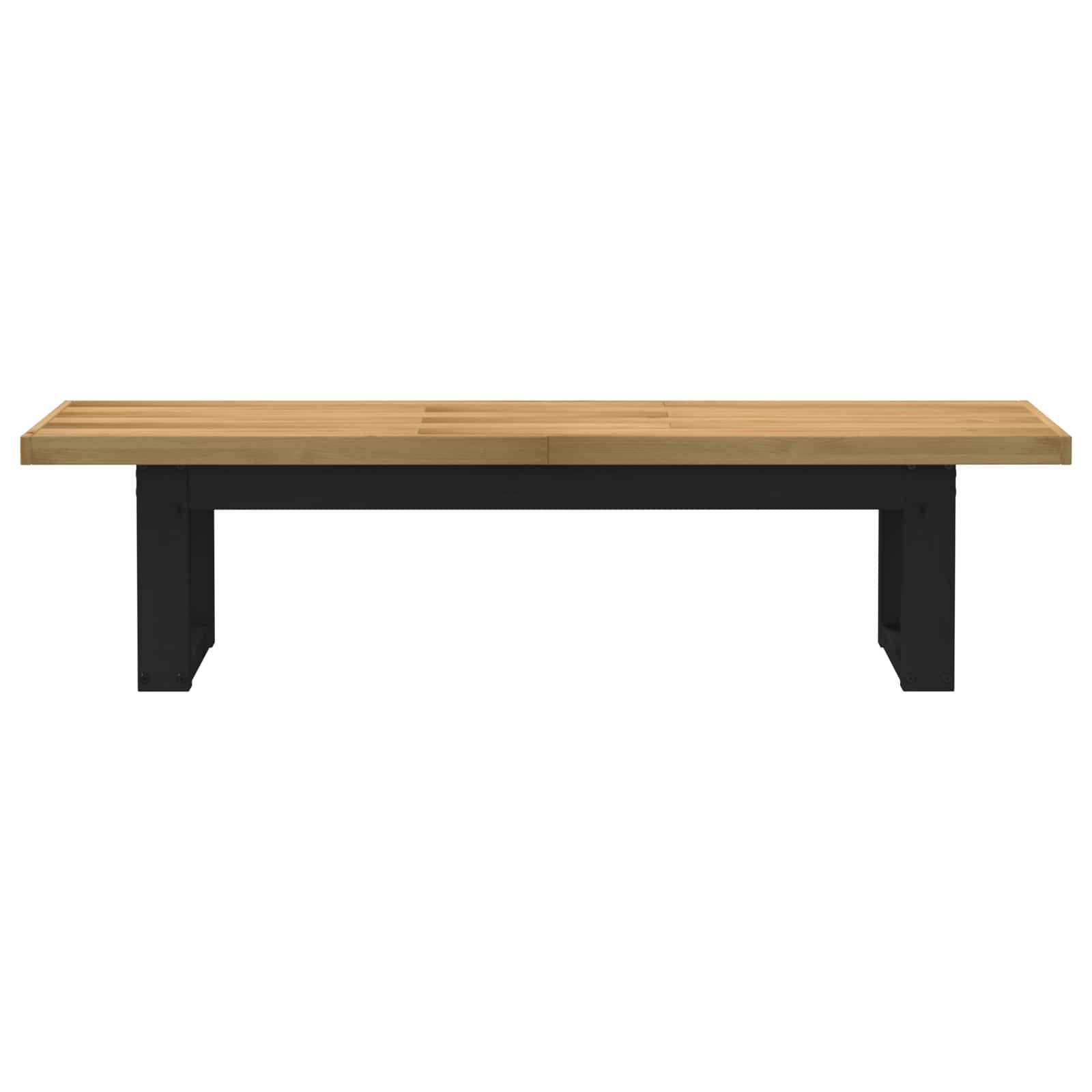 vidaXL Esstischbank NOAIN 160 x 41 x 45 cm Massives Kiefernholz Natur