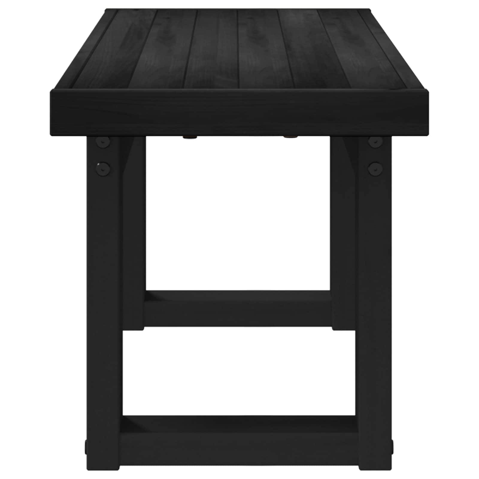 vidaXL Esstischbank NOAIN 120 x 41 x 45 cm Massives Kiefernholz