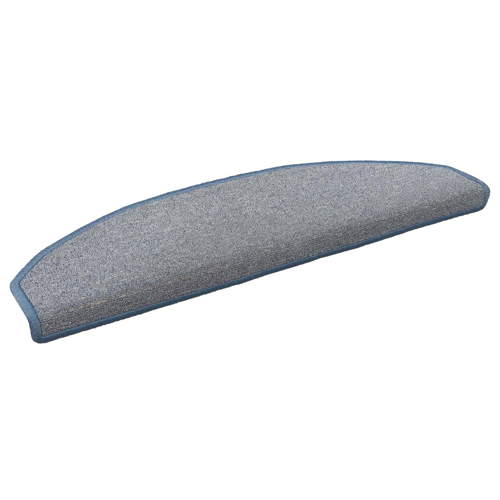 vidaXL Selbstklebende Treppenschoner 15 pcs Hellgrau und Blau