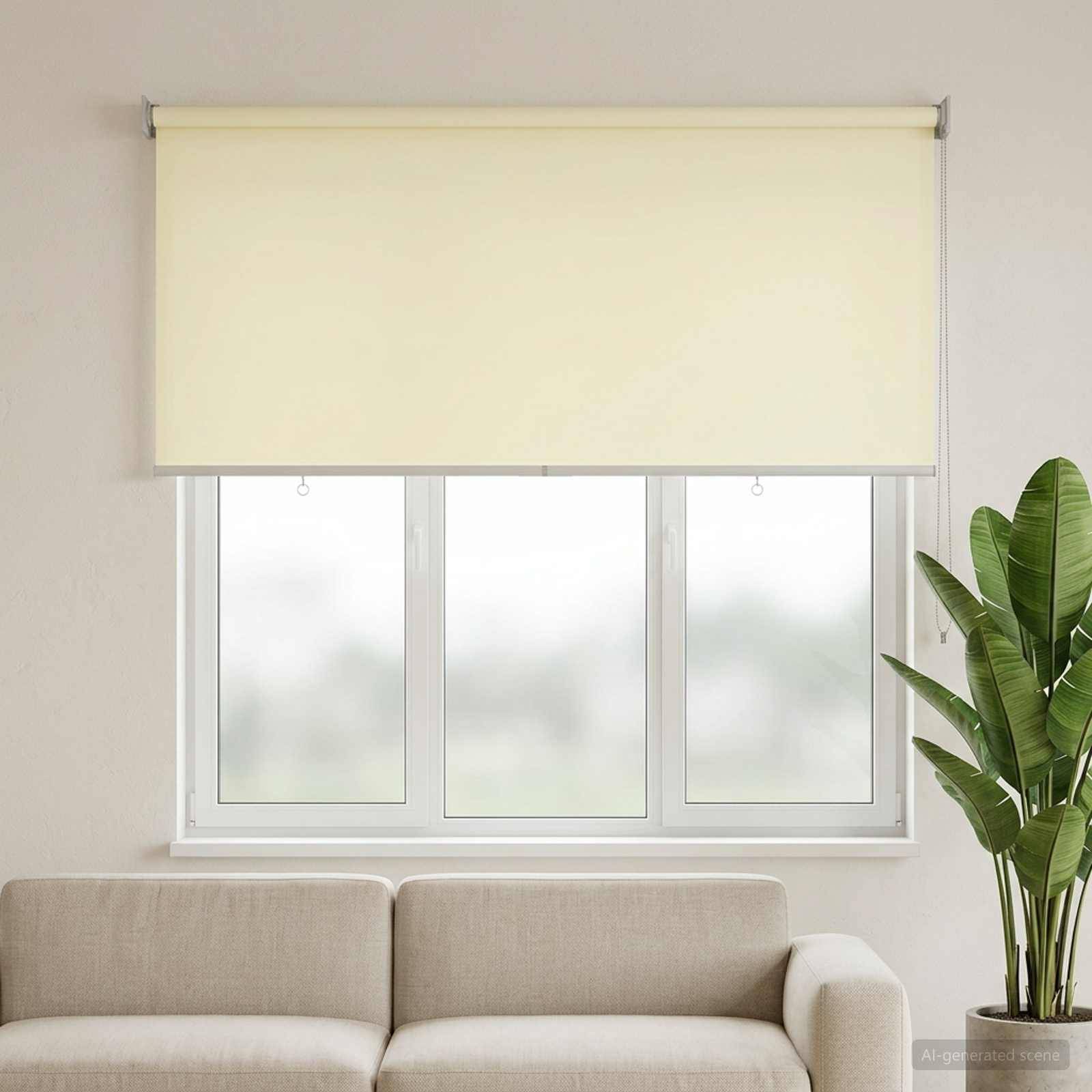 vidaXL Rollo mit UV-Schutz Creme 120 x 140 cm Polyester