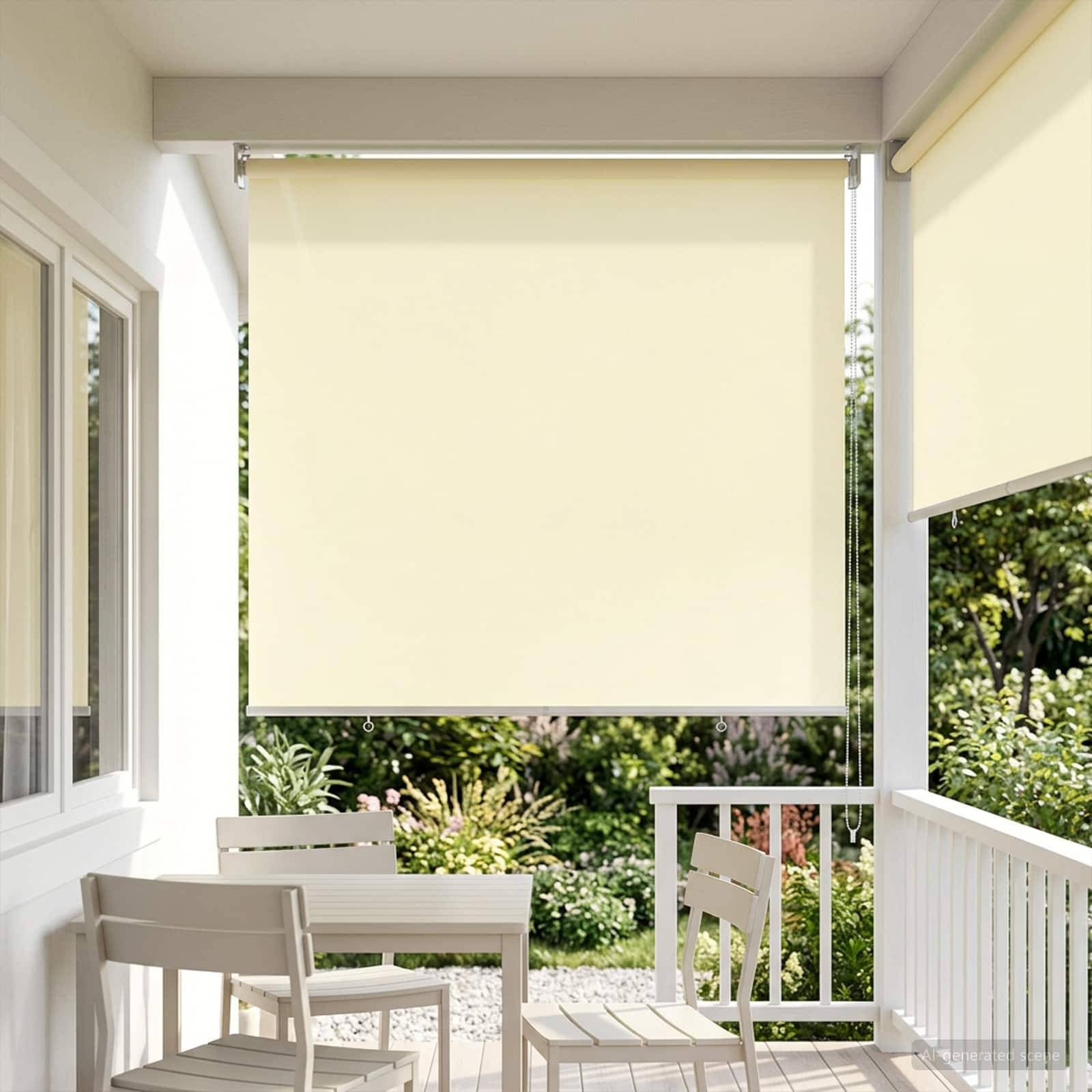 vidaXL Rollo mit UV-Schutz Creme 100 x 230 cm Polyester