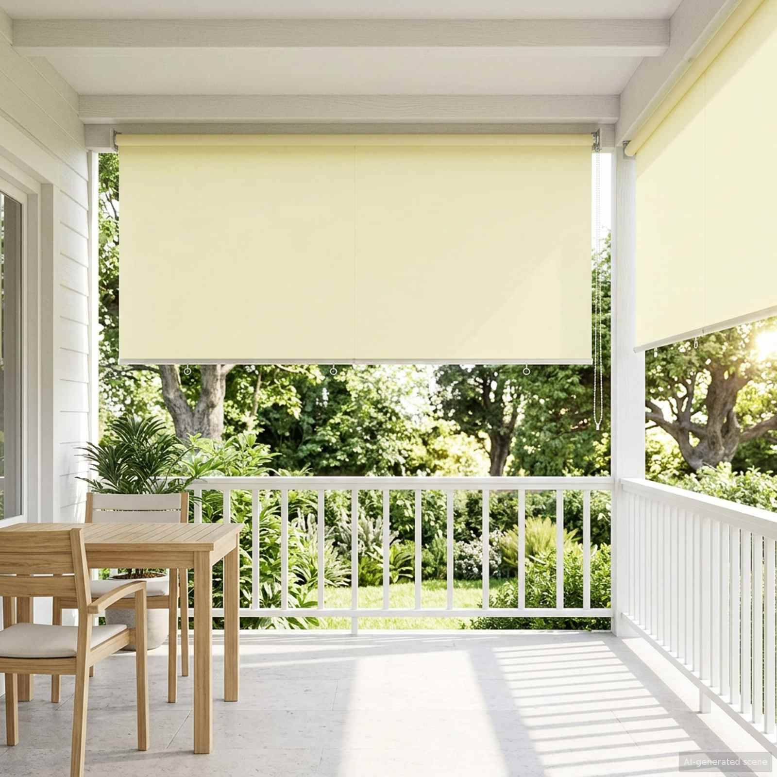 vidaXL Rollo mit UV-Schutz Creme 160 x 230 cm Polyester