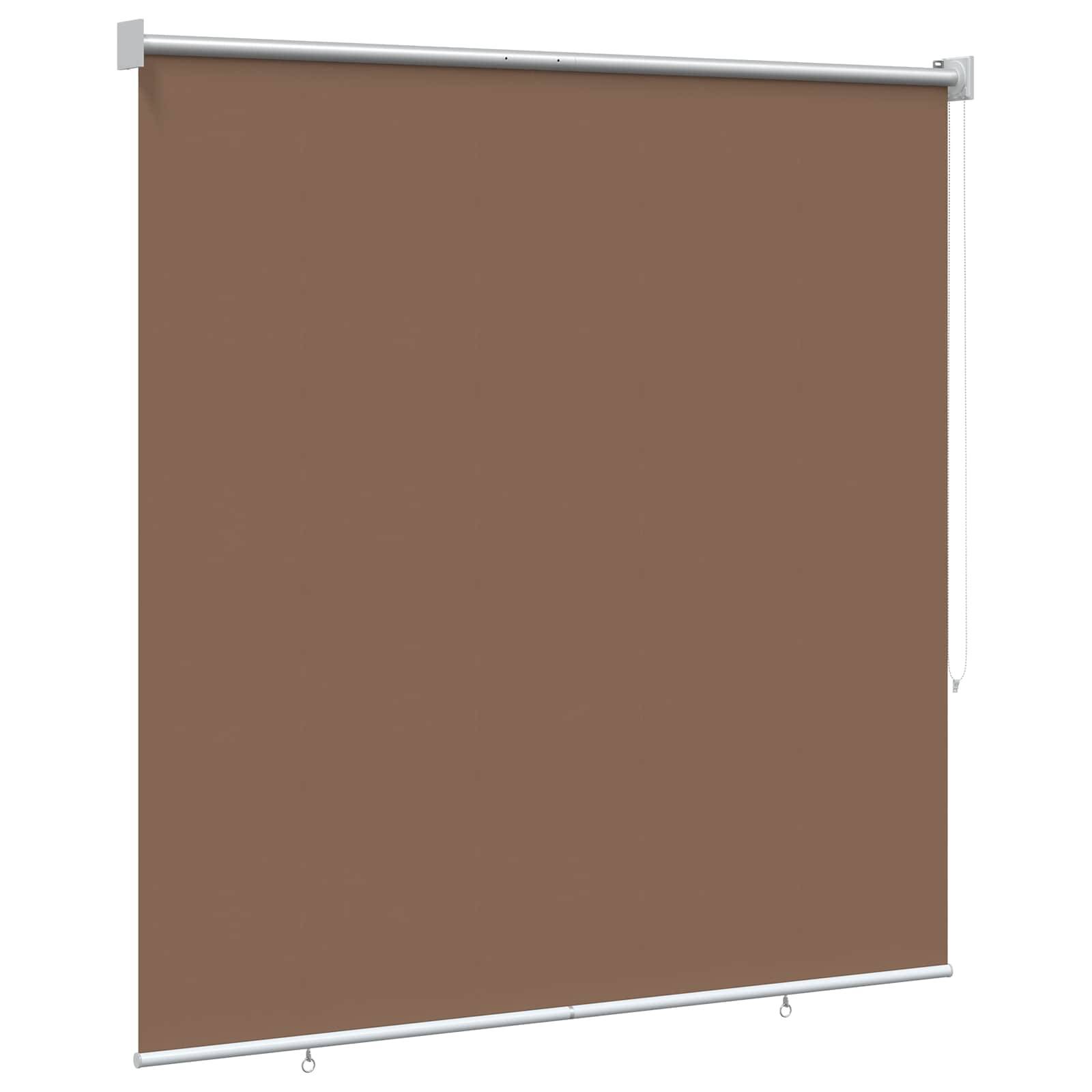 vidaXL Rollo mit UV-Schutz Taupe 120 x 140 cm Polyester
