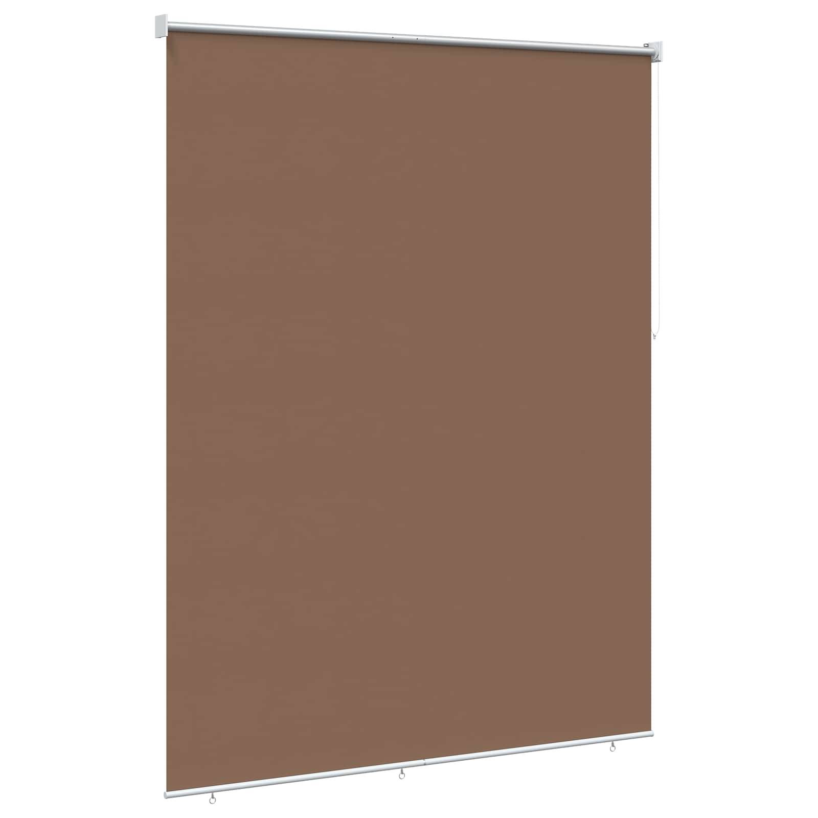 vidaXL Rollo mit UV-Schutz Taupe 160 x 140 cm Polyester