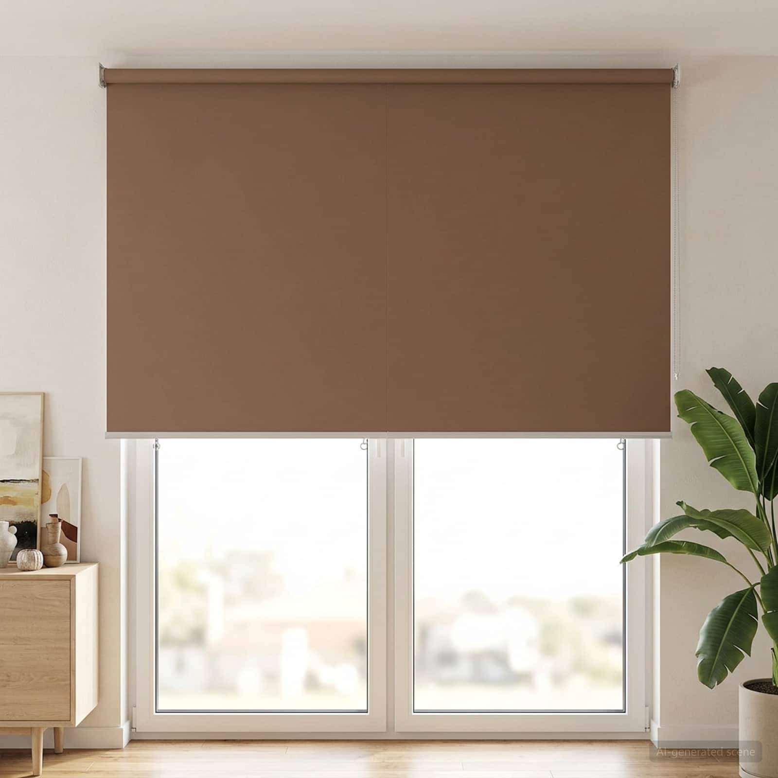 vidaXL Rollo mit UV-Schutz Taupe 180 x 230 cm Polyester