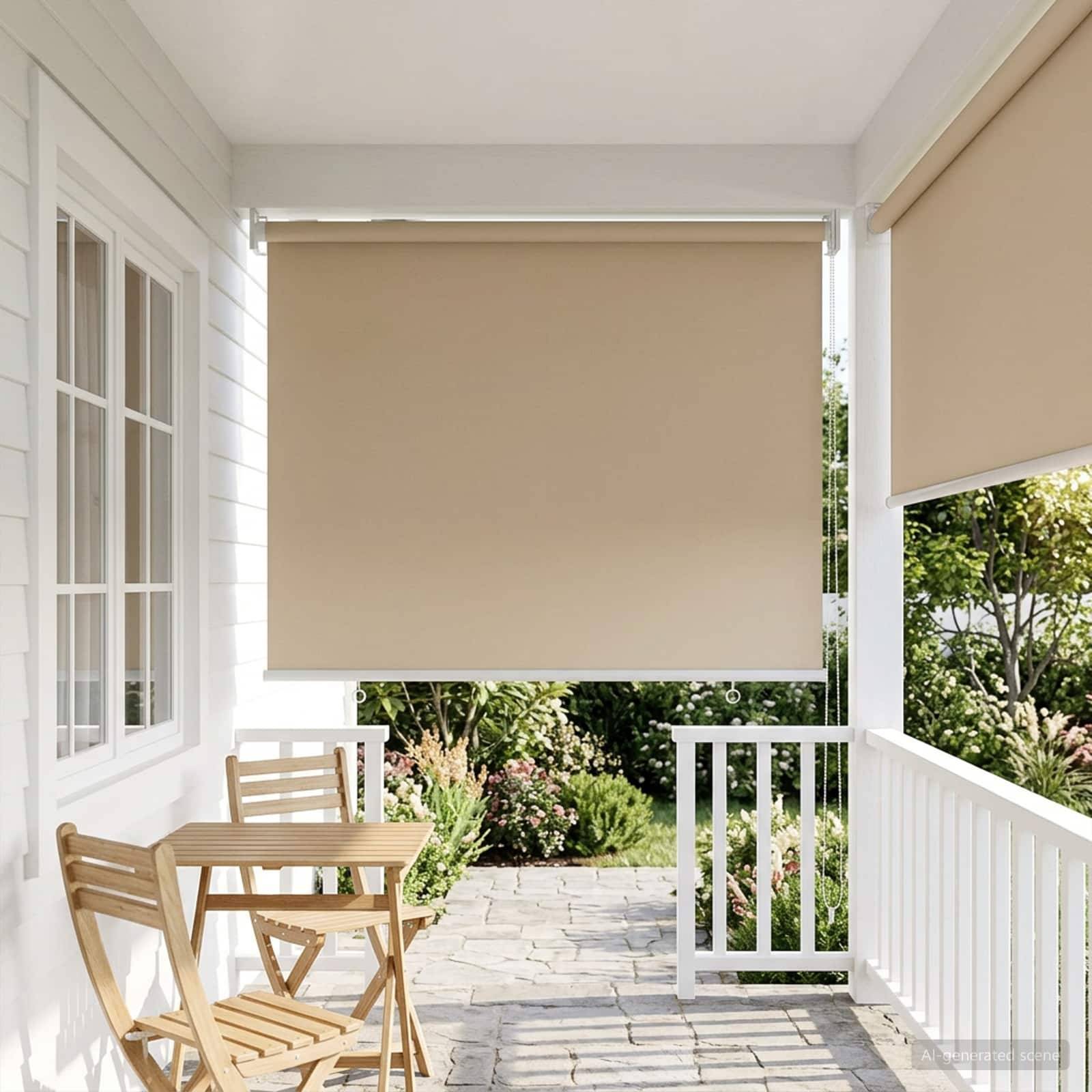 vidaXL Rollo mit UV-Schutz Beige 60 x 140 cm Polyester