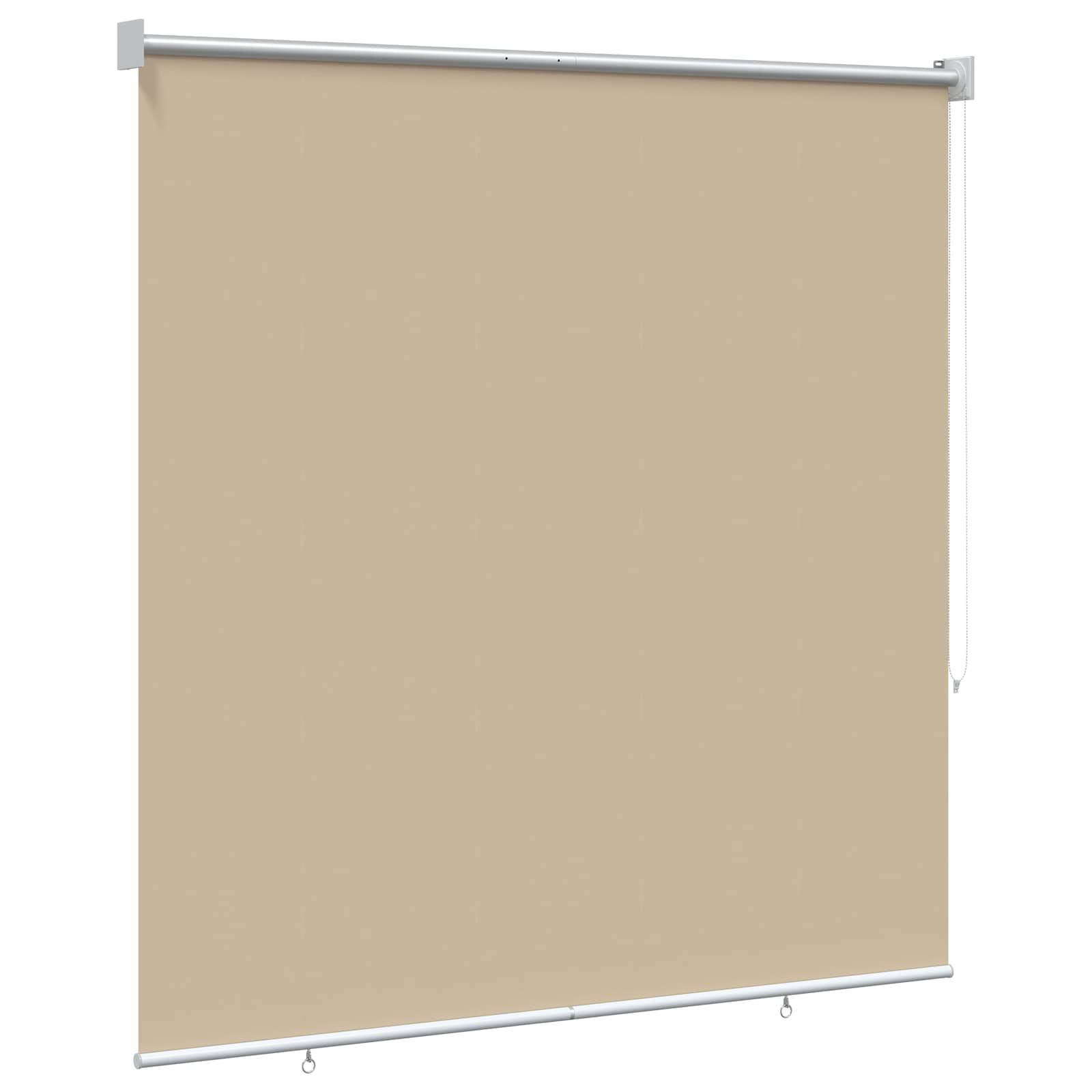 vidaXL Rollo mit UV-Schutz Beige 120 x 140 cm Polyester