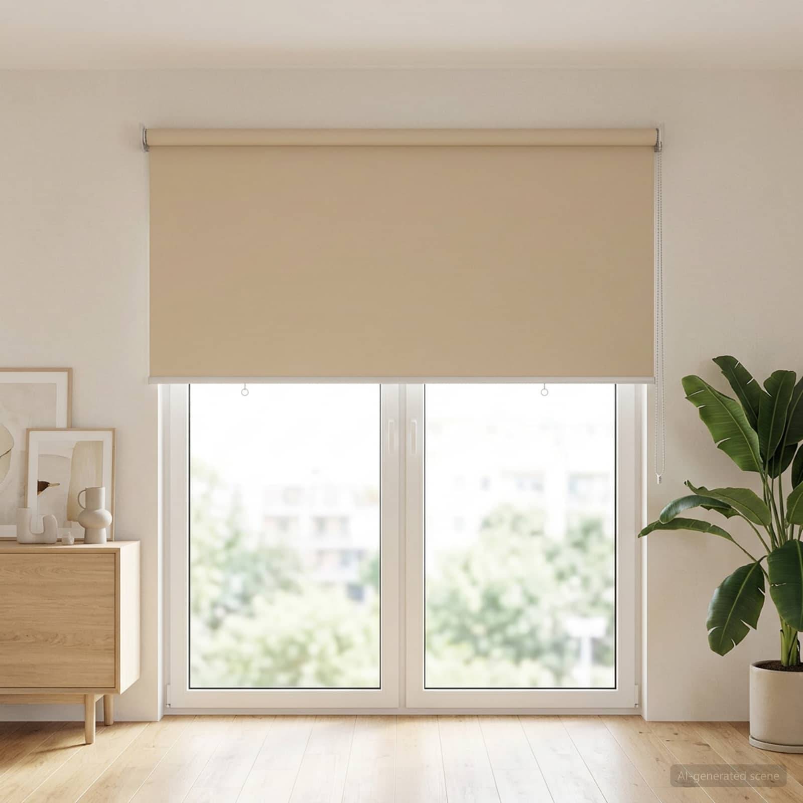 vidaXL Rollo mit UV-Schutz Beige 100 x 230 cm Polyester