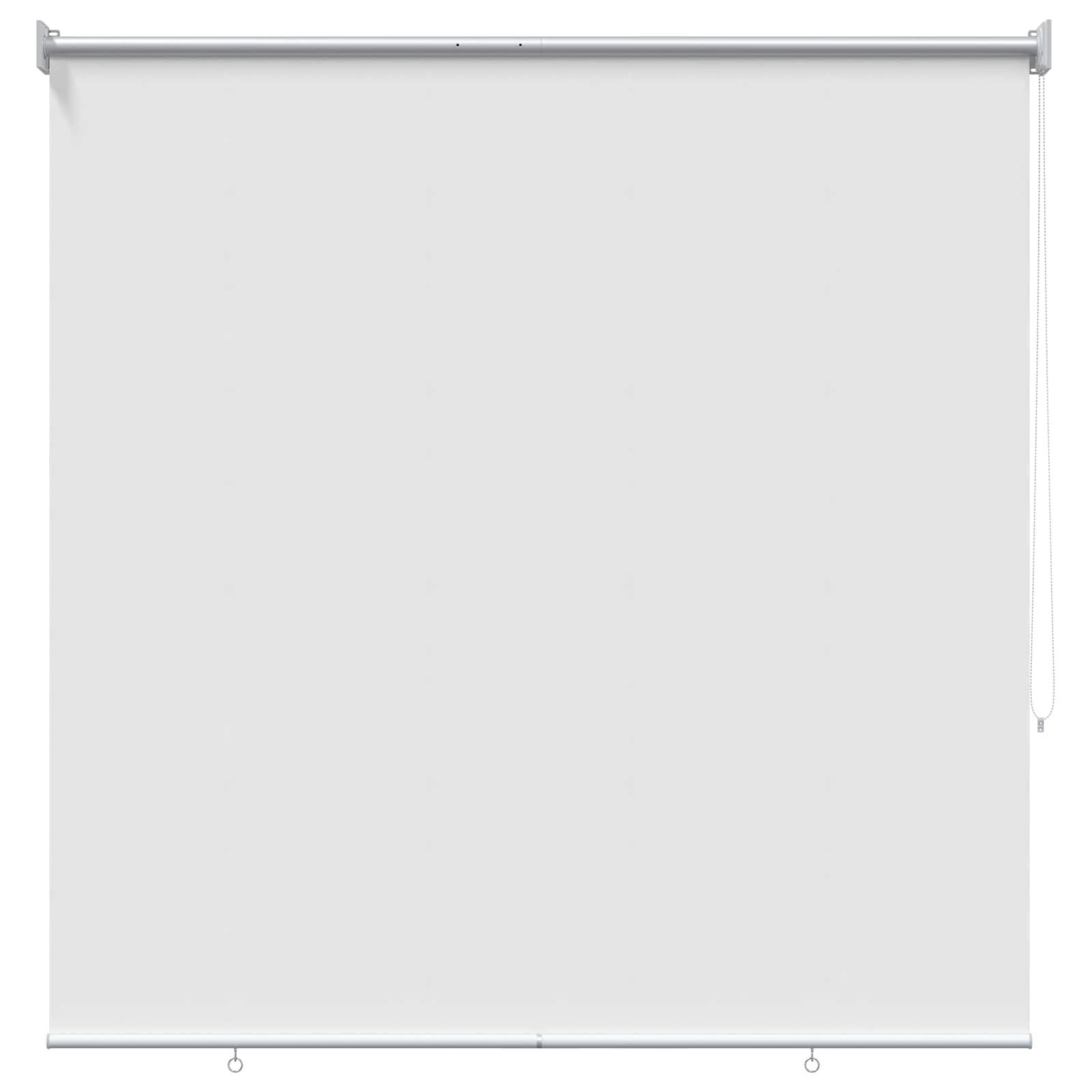 vidaXL Rollo mit UV-Schutz Weiß 120 x 140 cm Polyester