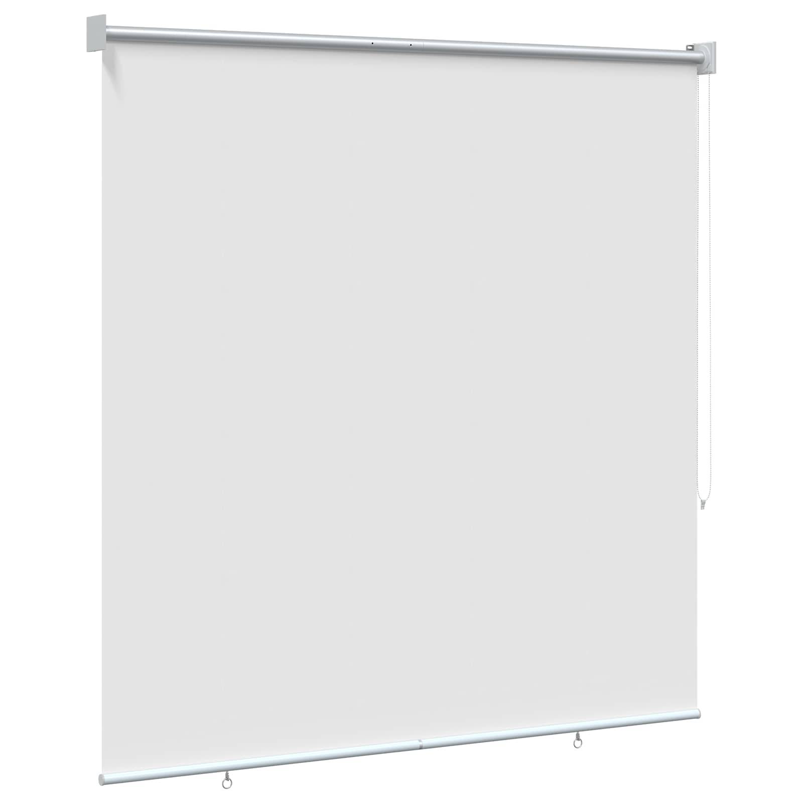 vidaXL Rollo mit UV-Schutz Weiß 120 x 140 cm Polyester