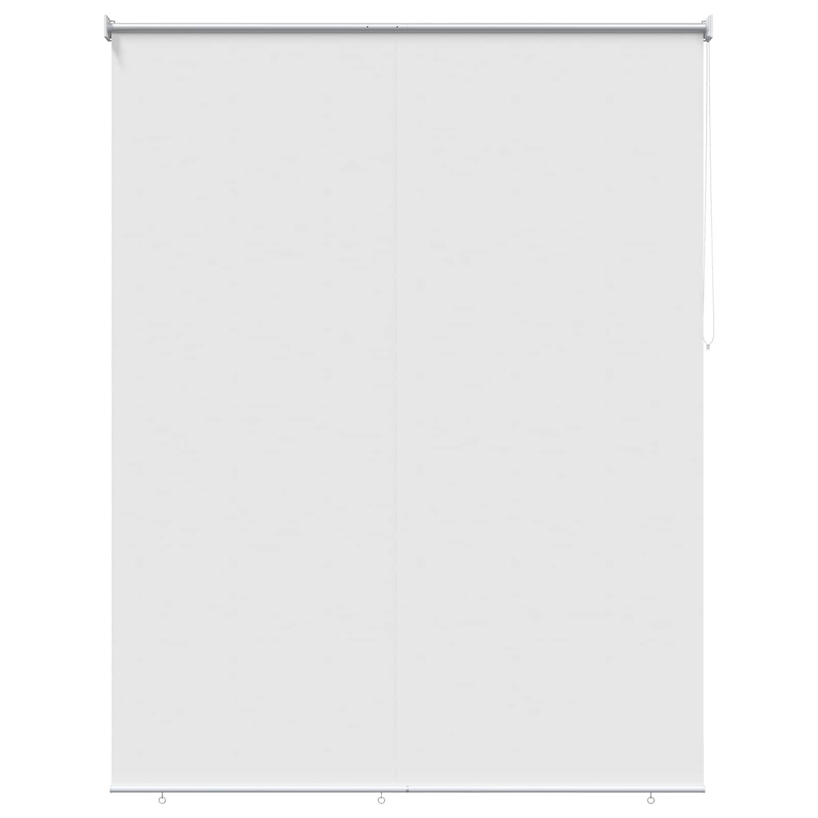 vidaXL Rollo mit UV-Schutz Weiß 160 x 140 cm Polyester