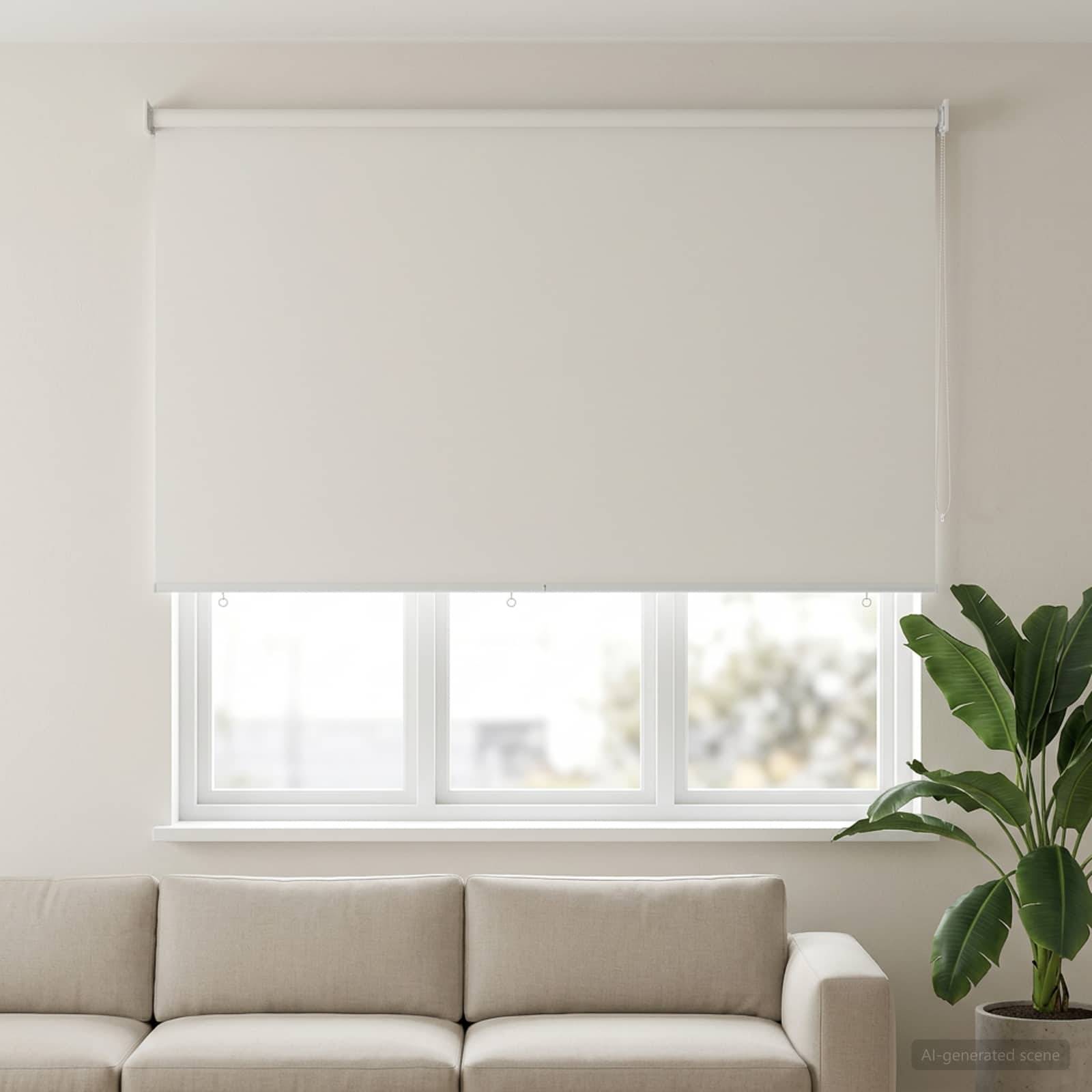 vidaXL Rollo mit UV-Schutz Weiß 160 x 140 cm Polyester