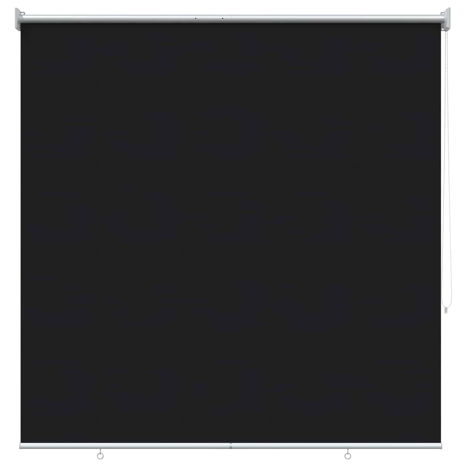 vidaXL Rollo mit UV-Schutz Schwarz 120 x 140 cm Polyester