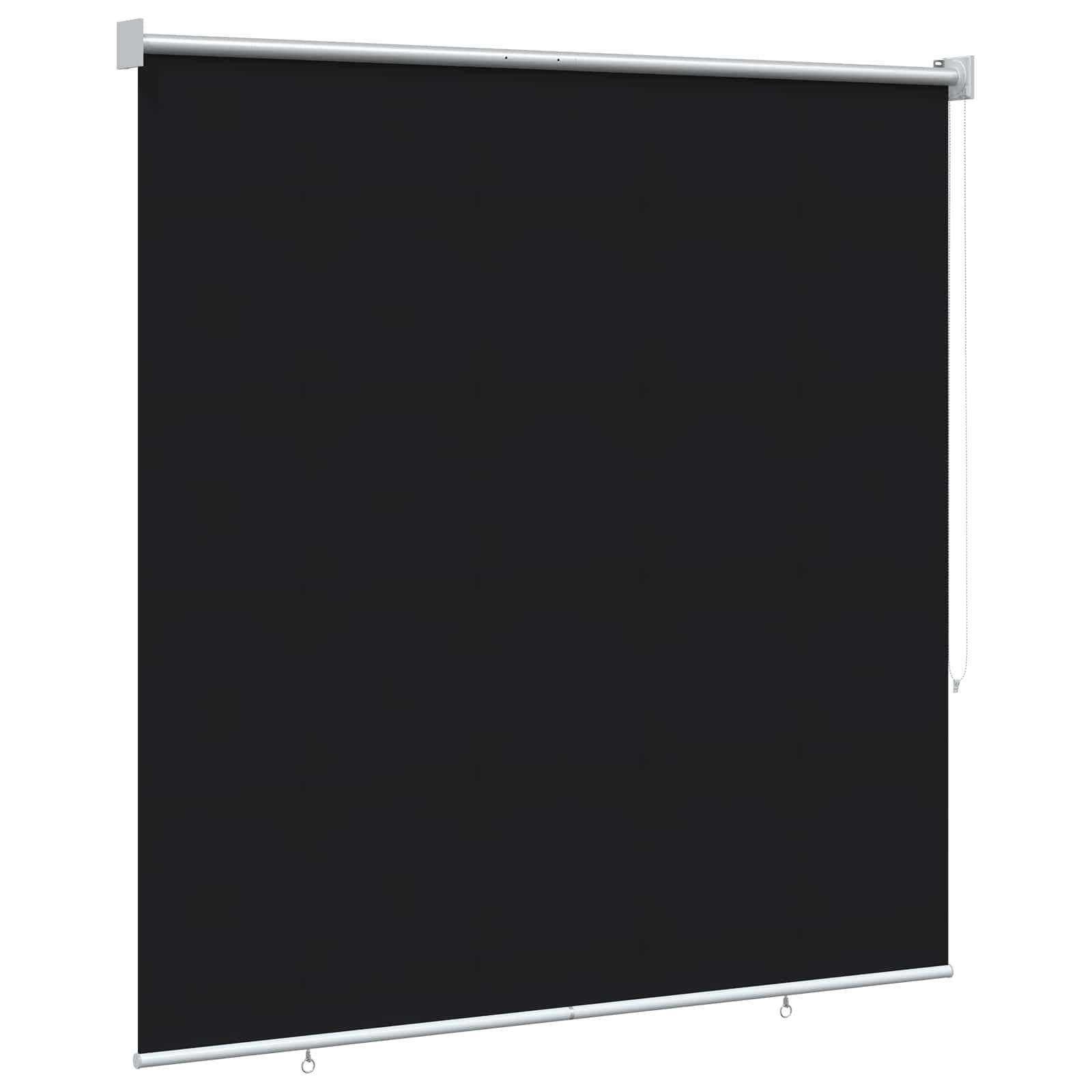 vidaXL Rollo mit UV-Schutz Schwarz 120 x 140 cm Polyester
