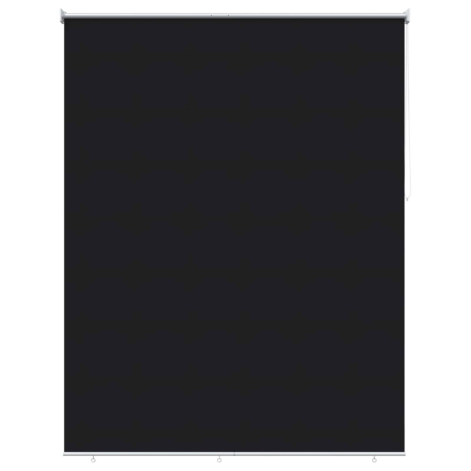 vidaXL Rollo mit UV-Schutz Schwarz 160 x 140 cm Polyester