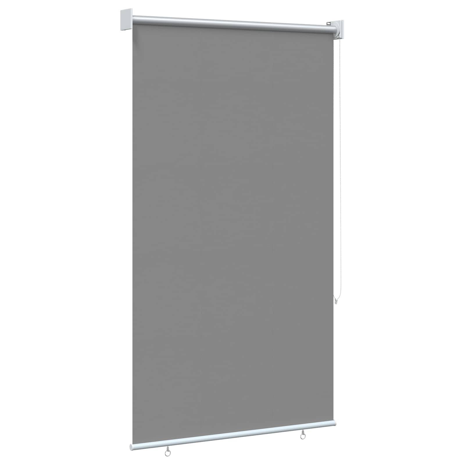vidaXL Rollo mit UV-Schutz Hellgrau 100 x 140 cm Polyester