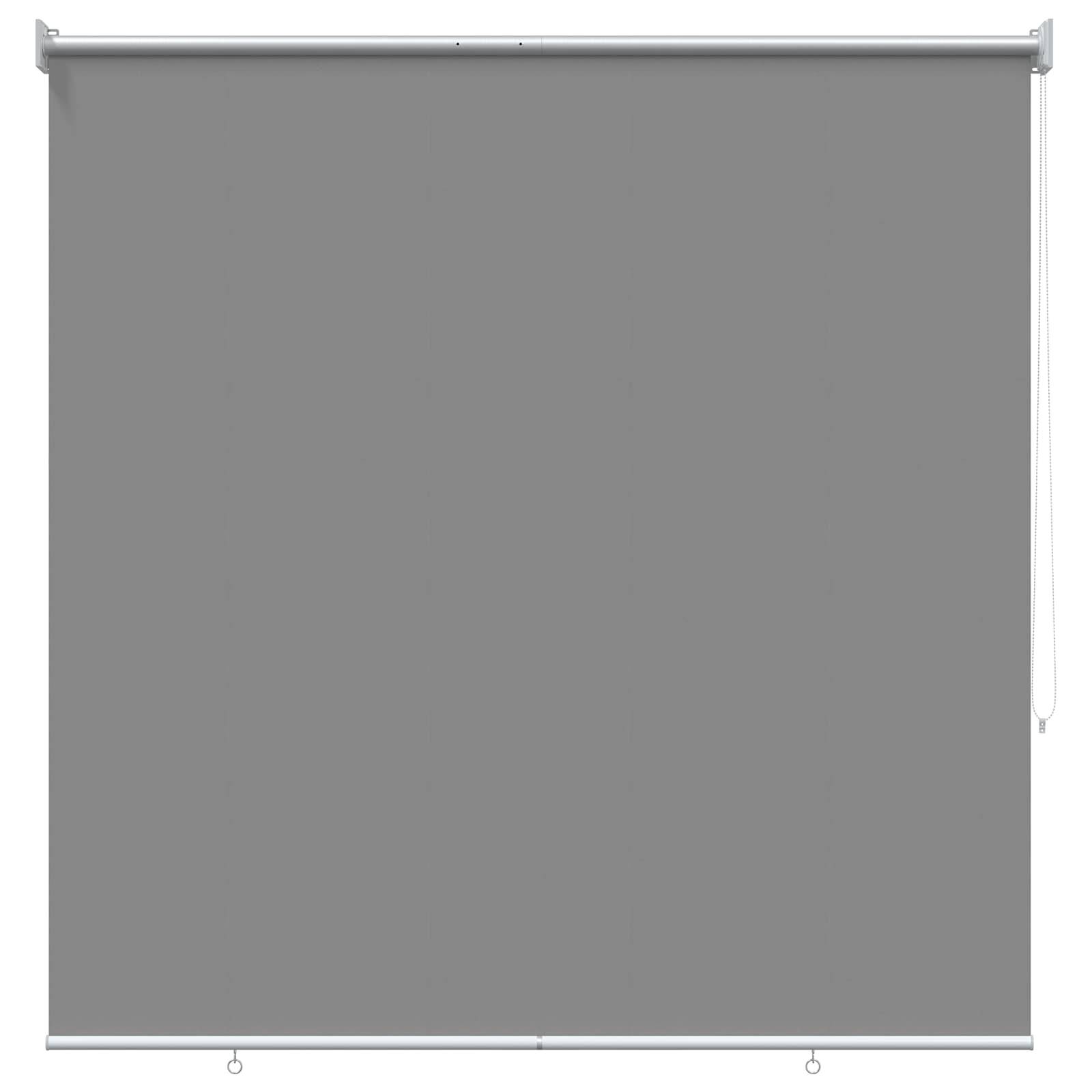 vidaXL Rollo mit UV-Schutz Hellgrau 120 x 140 cm Polyester