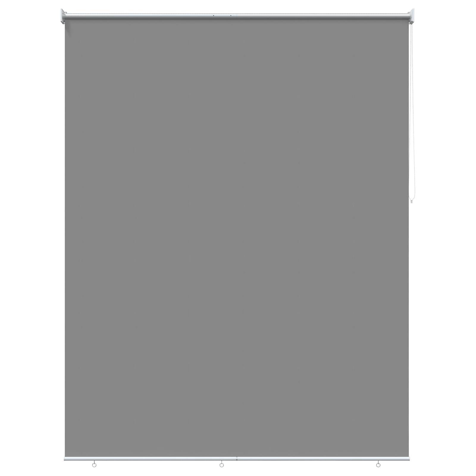 vidaXL Rollo mit UV-Schutz Hellgrau 160 x 140 cm Polyester