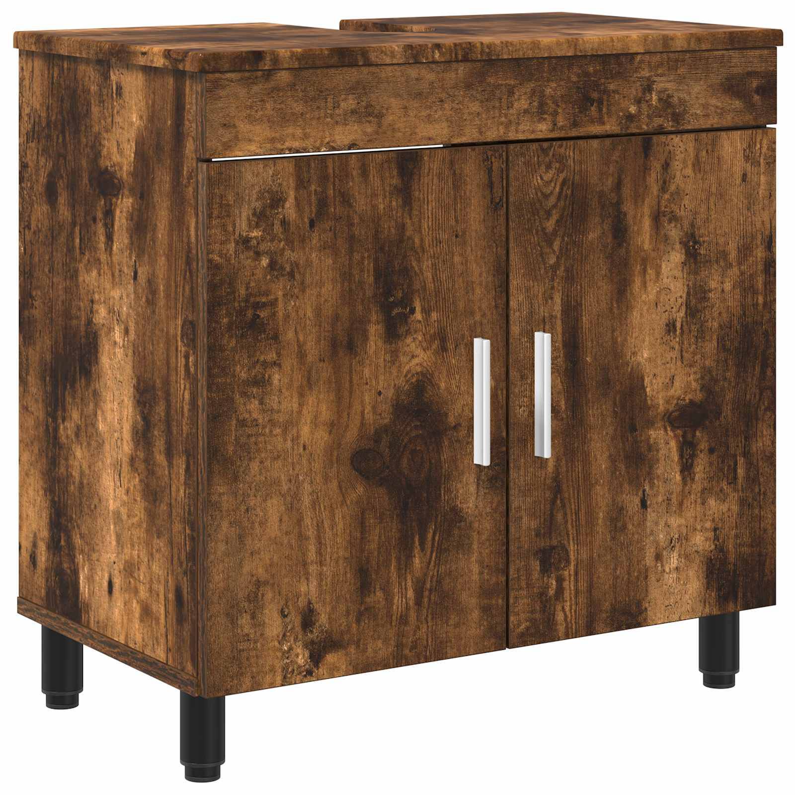 vidaXL Waschtisch Geräucherte Eiche 60 x 35 x 60 cm Holzwerkstoff