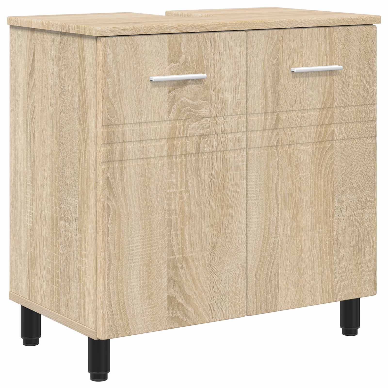 vidaXL Waschtisch Sonoma-Eiche 60 x 35 x 60 cm Holzwerkstoff