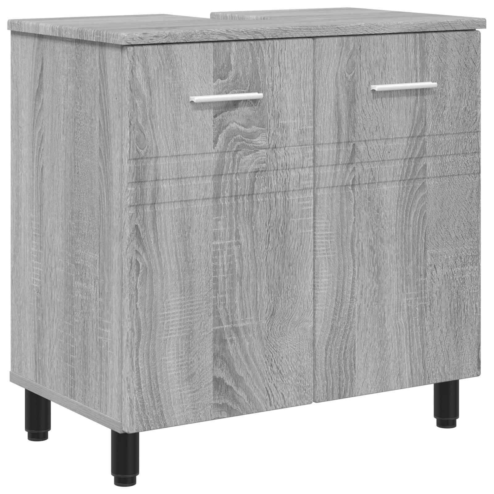 vidaXL Waschtisch Grau Sonoma 60 x 35 x 60 cm Holzwerkstoff