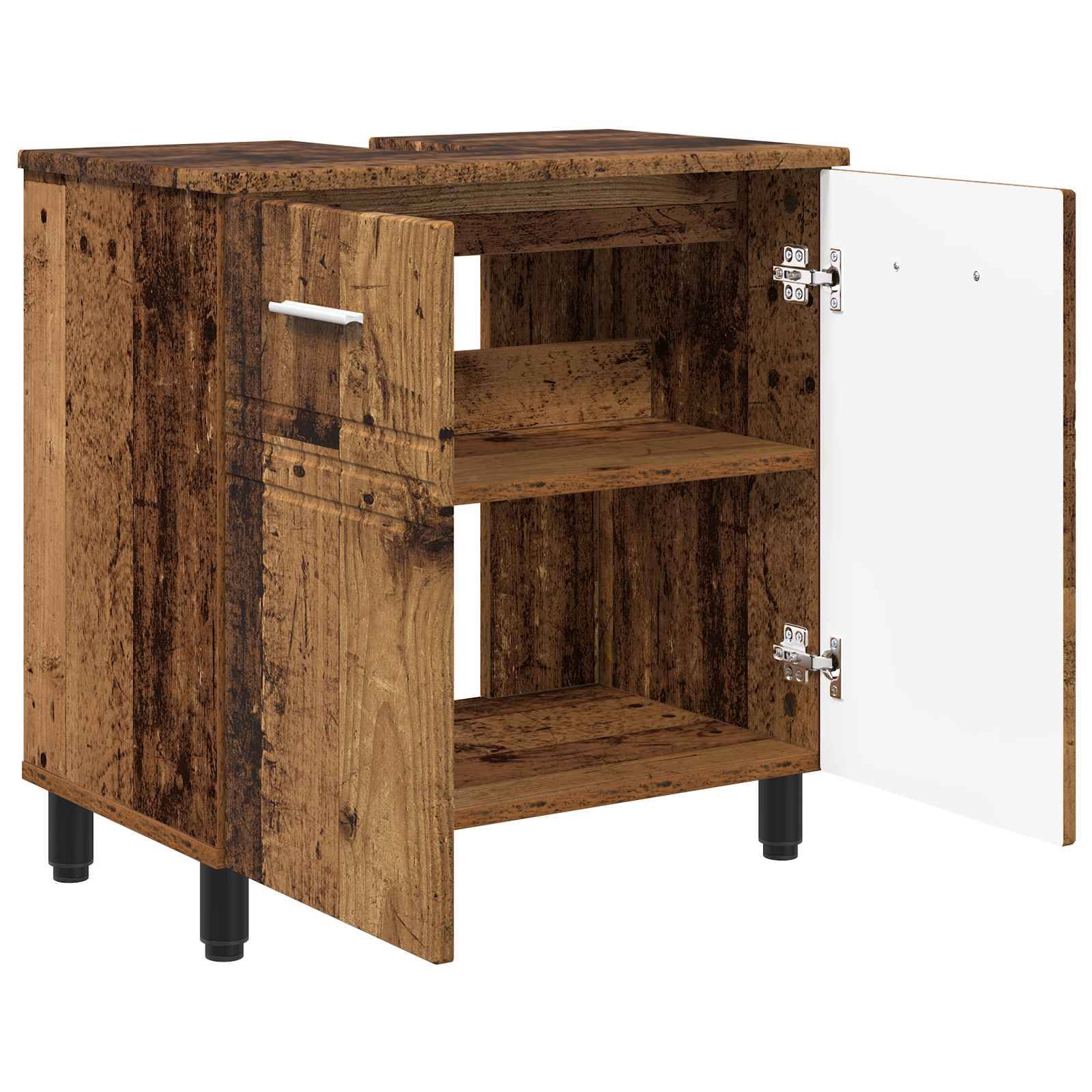 vidaXL Waschtisch Altholz 60 x 35 x 60 cm Holzwerkstoff