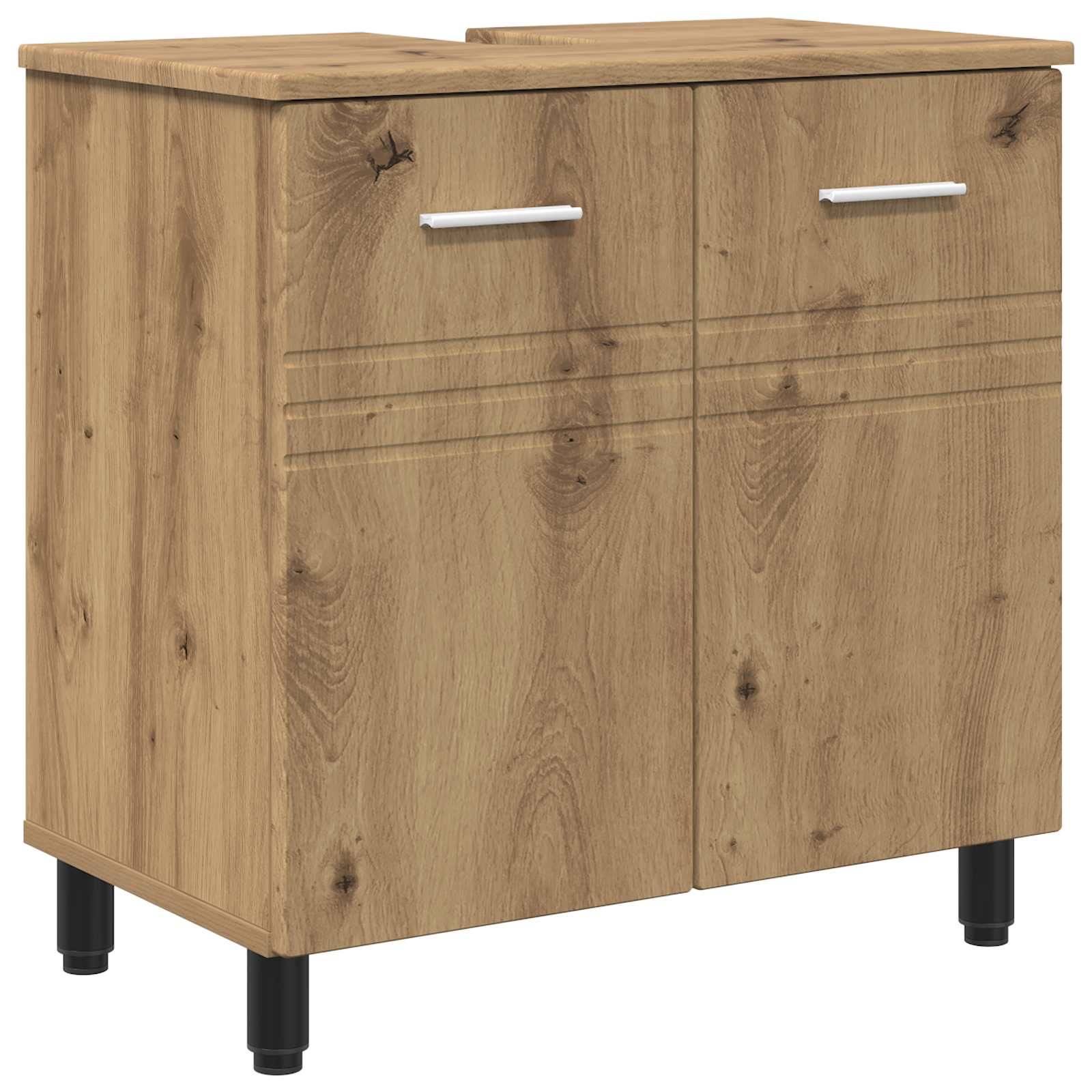 vidaXL Waschtisch Artisan-Eiche 60 x 35 x 60 cm Holzwerkstoff