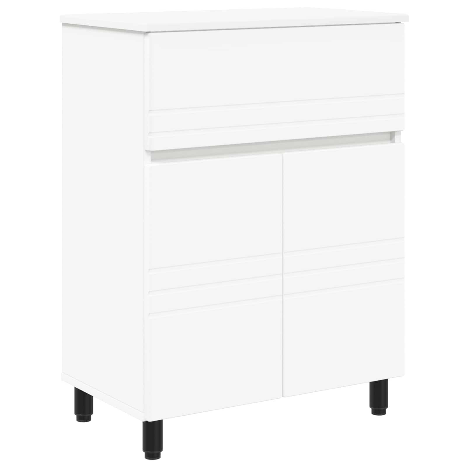 vidaXL Waschtisch Weiß 60 x 35 x 80 cm Holzwerkstoff
