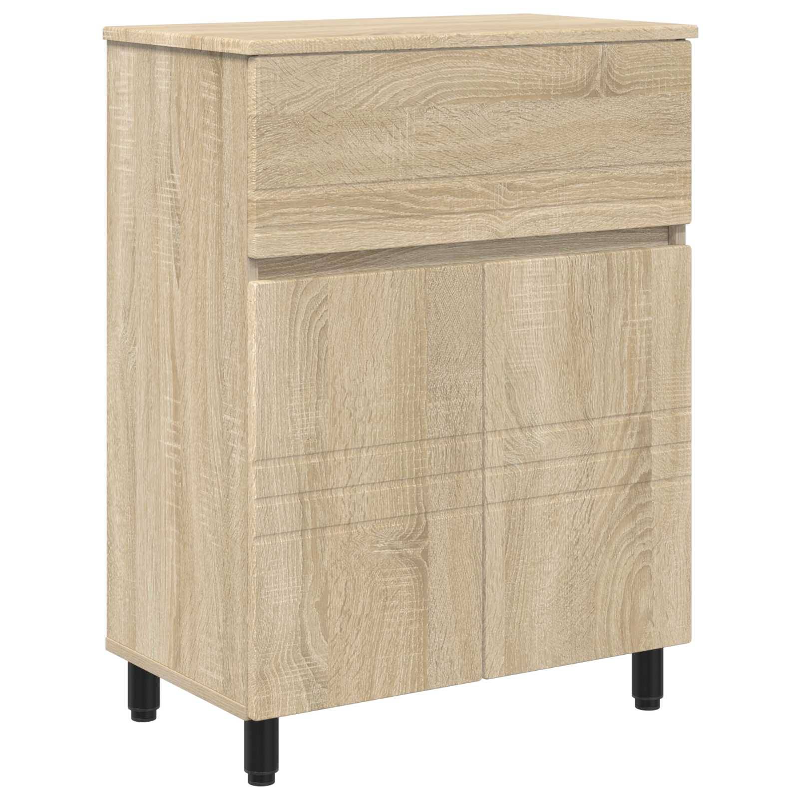 vidaXL Waschtisch Sonoma-Eiche 60 x 35 x 80 cm Holzwerkstoff
