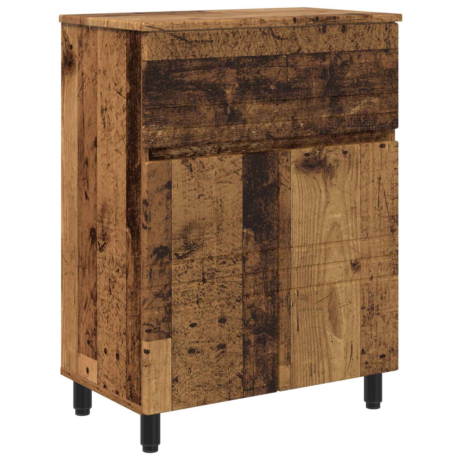 vidaXL Waschtisch Altholz 60 x 35 x 80 cm Holzwerkstoff