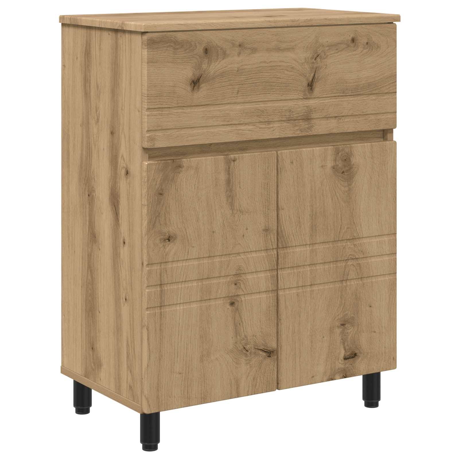 vidaXL Waschtisch Artisan-Eiche 60 x 35 x 80 cm Holzwerkstoff