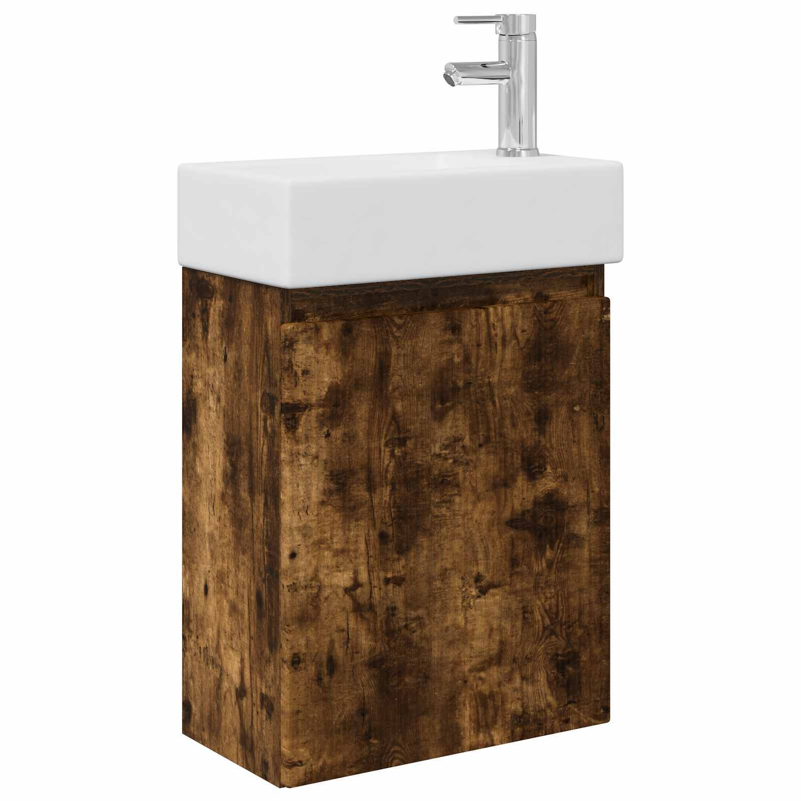 vidaXL Badezimmer Waschtischunterschrank mit Wasserhahn