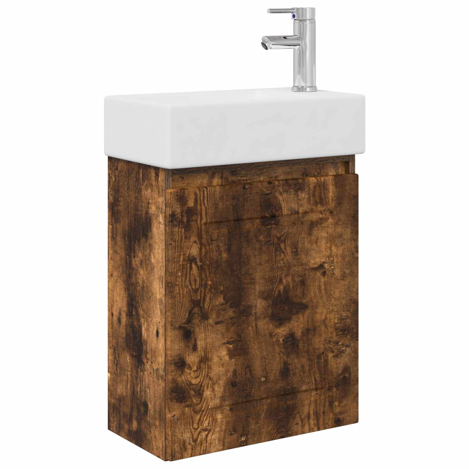 vidaXL Badezimmer Waschtischunterschrank mit Wasserhahn