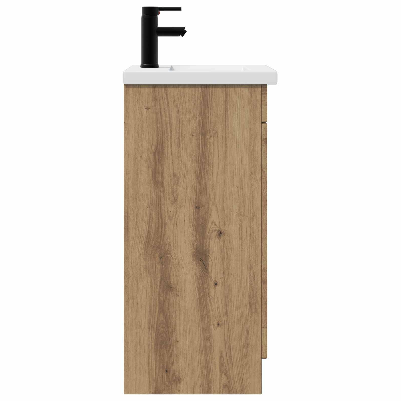 vidaXL Badezimmerschrank mit Waschbecken Artisan-Eiche