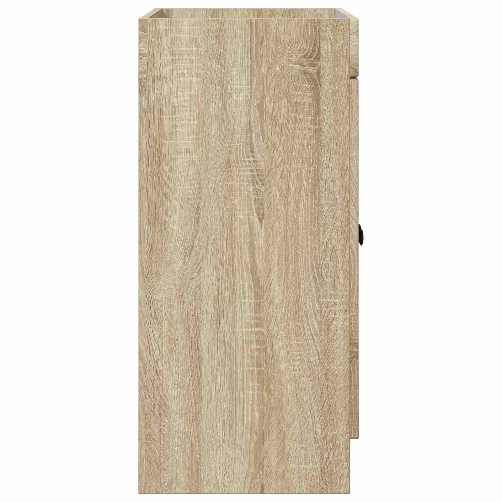 vidaXL Unter dem Waschbecken Badschrank Sonoma-Eiche 56 x 37,5 x 81 cm